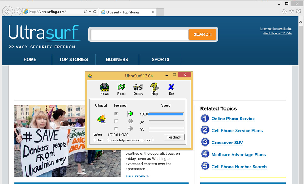 Ultrasurf New Version Free Download