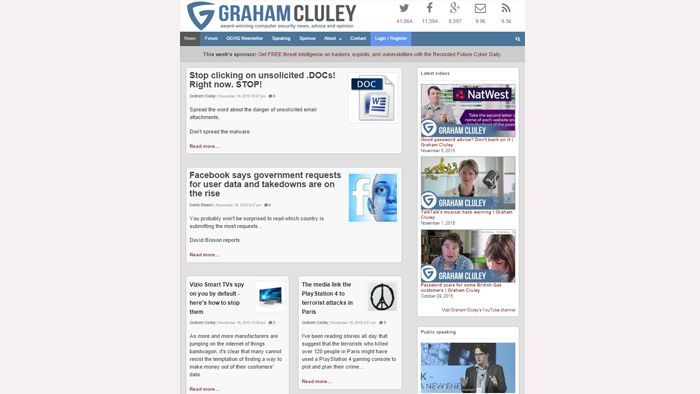 Graham Cluley Blog