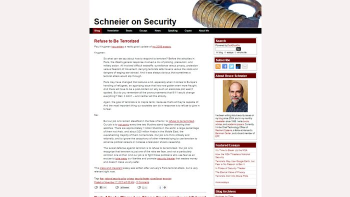 Schneier on Security