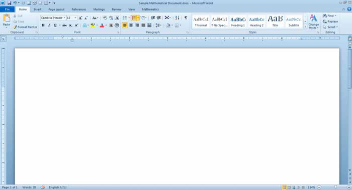 ms word 2010