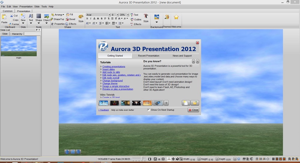 aurora 3d presentation collection