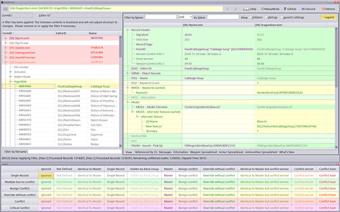skyrim sseedit find conflicts