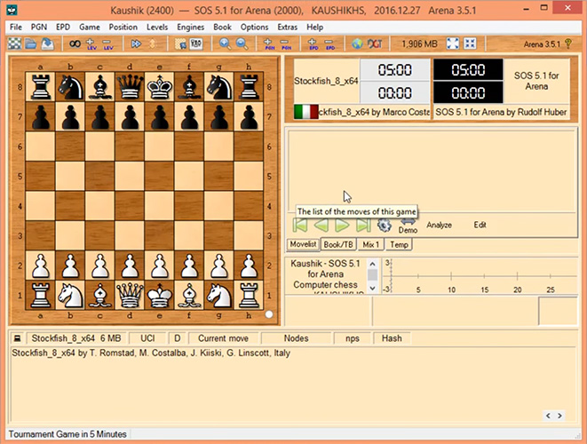 Chess Engines Diary: Free Chess GUI - download